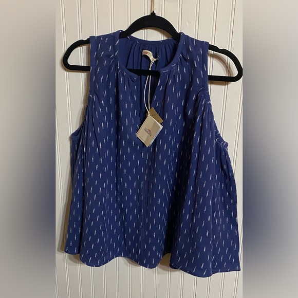 NWT FAHERTY ELIZA TOP SIZE SMALL IN IKAT - Picture 4 of 11